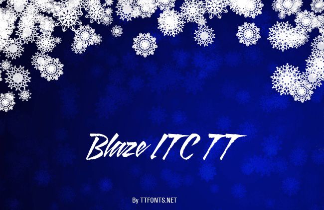 Blaze ITC TT example